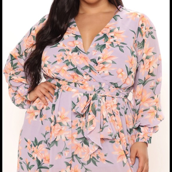 FashionNova Curve Plus Size Maxi Dress 3x - Picture 2 of 5